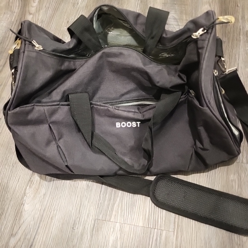 Boost Duffle Gym Bag Black